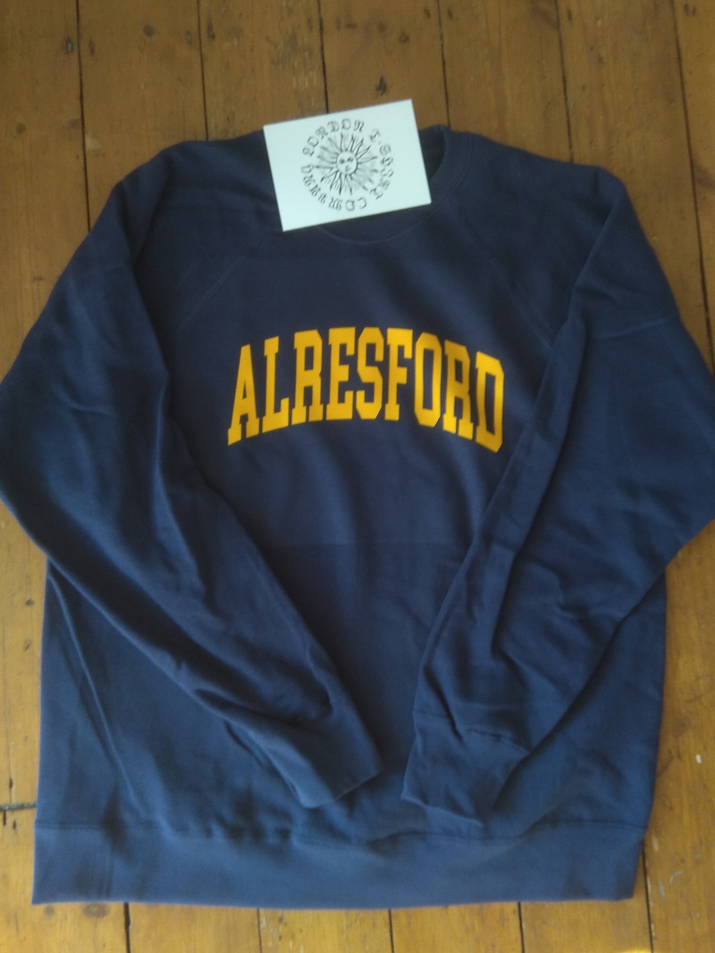 Custom Print Sweatshirt - Retro Ivy League, Varsity College Style Sweater, Add Your Area Name, Various Colours