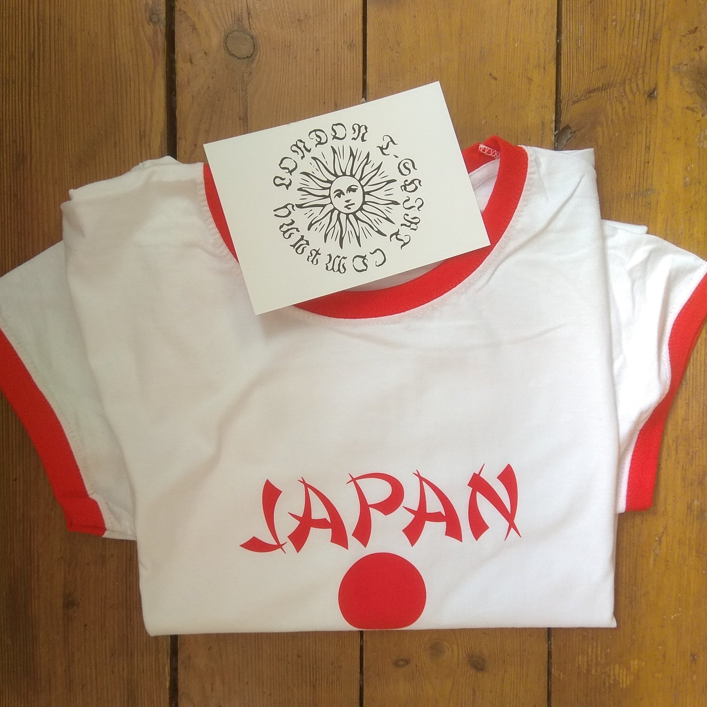 Japan Ringer T-Shirt - Retro Japanese Souvenir Top, S-XXL