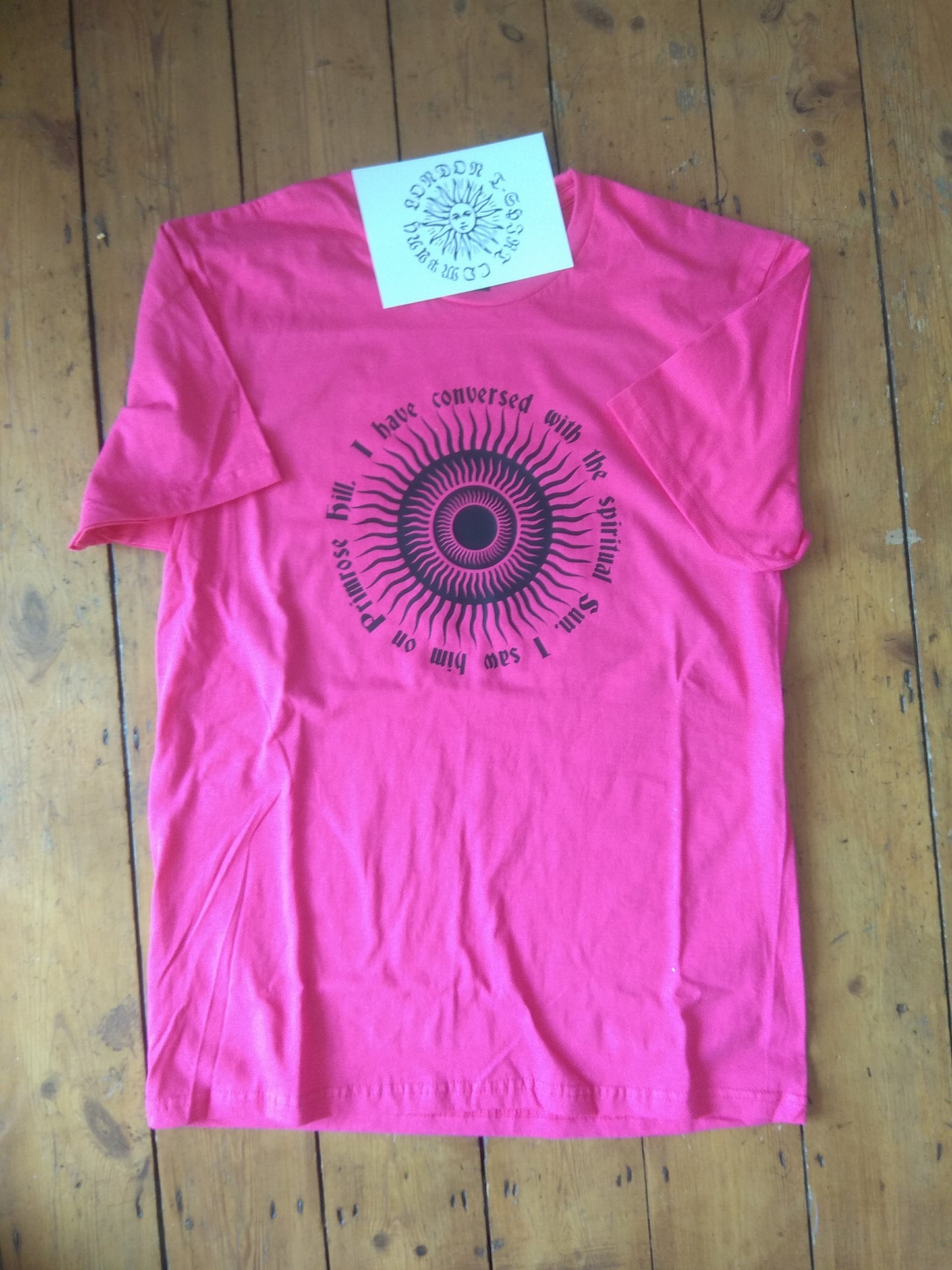 Primrose Hill Sun T-Shirt - William Blake Inspired Souvenir Top, Various Colours