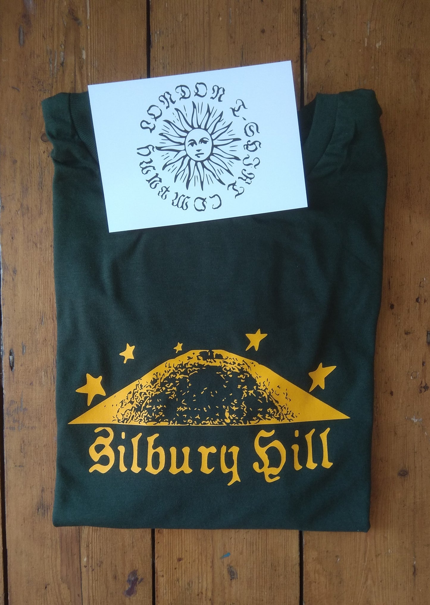 Silbury Hill T-Shirt - Ancient Mound, Avebury, Wiltshire Souvenir, Various Colours