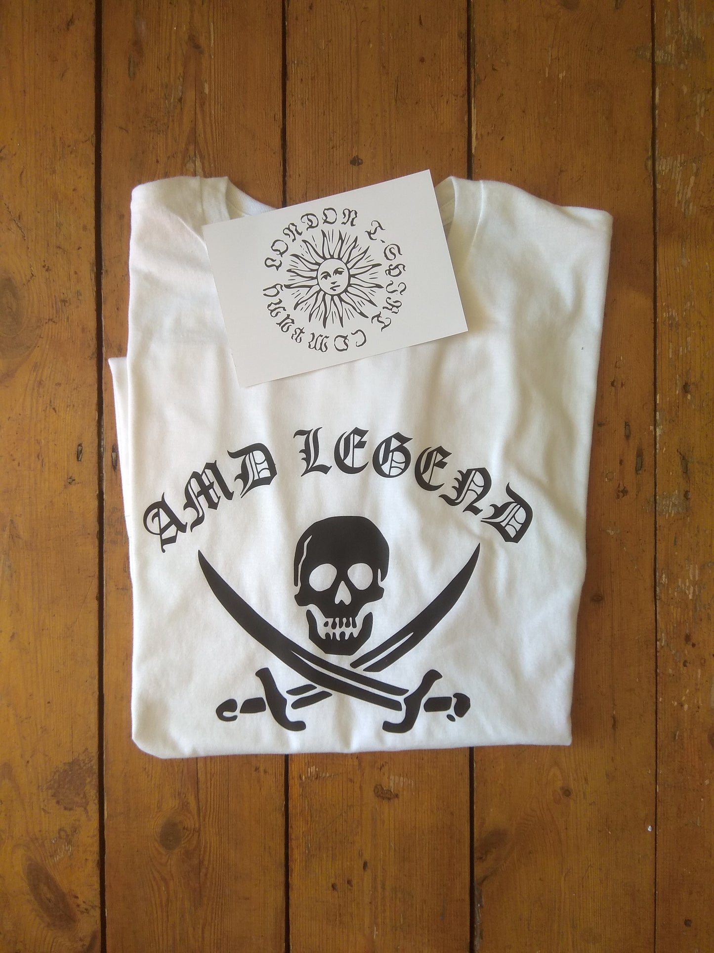 Custom Print Jolly Roger T-Shirt - Skull, Pirate Top, Various Colours