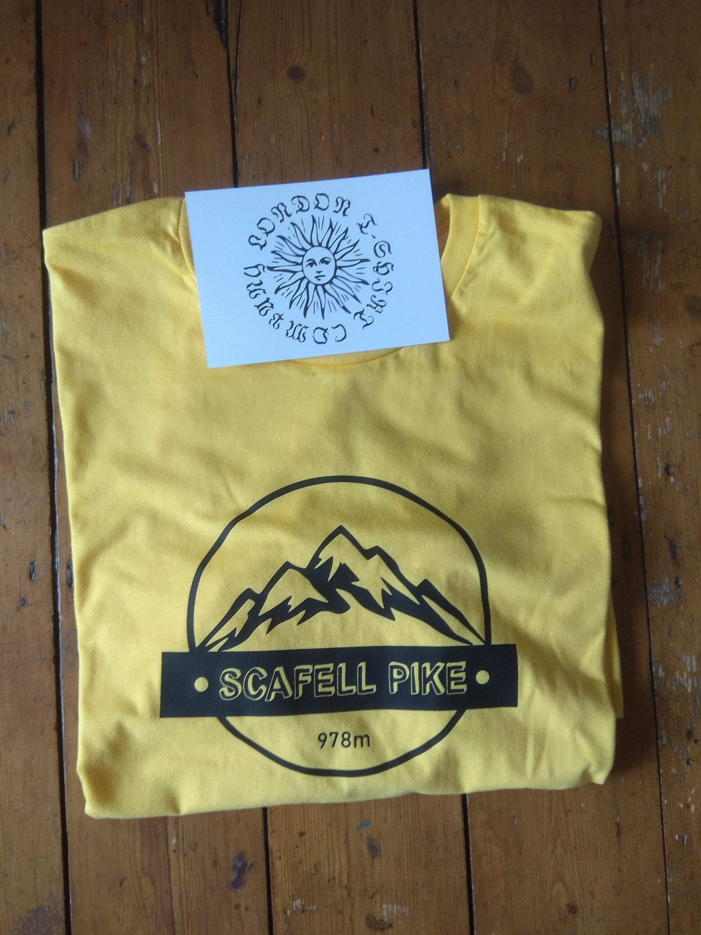 Scafell Pike T-Shirt - Lake District Souvenir, Hiking, Various Colours