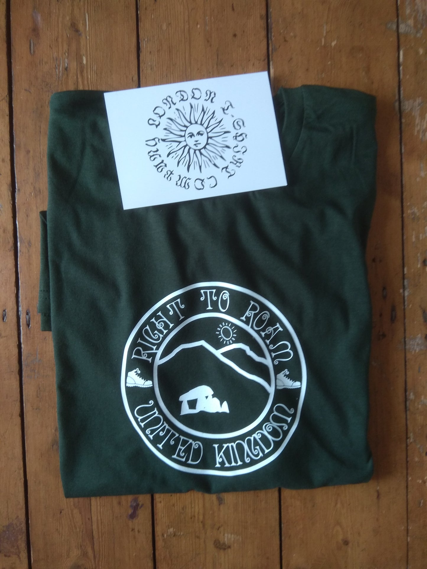 Right To Roam T-Shirt - Hiking, Protest, Trail, Various Colours
