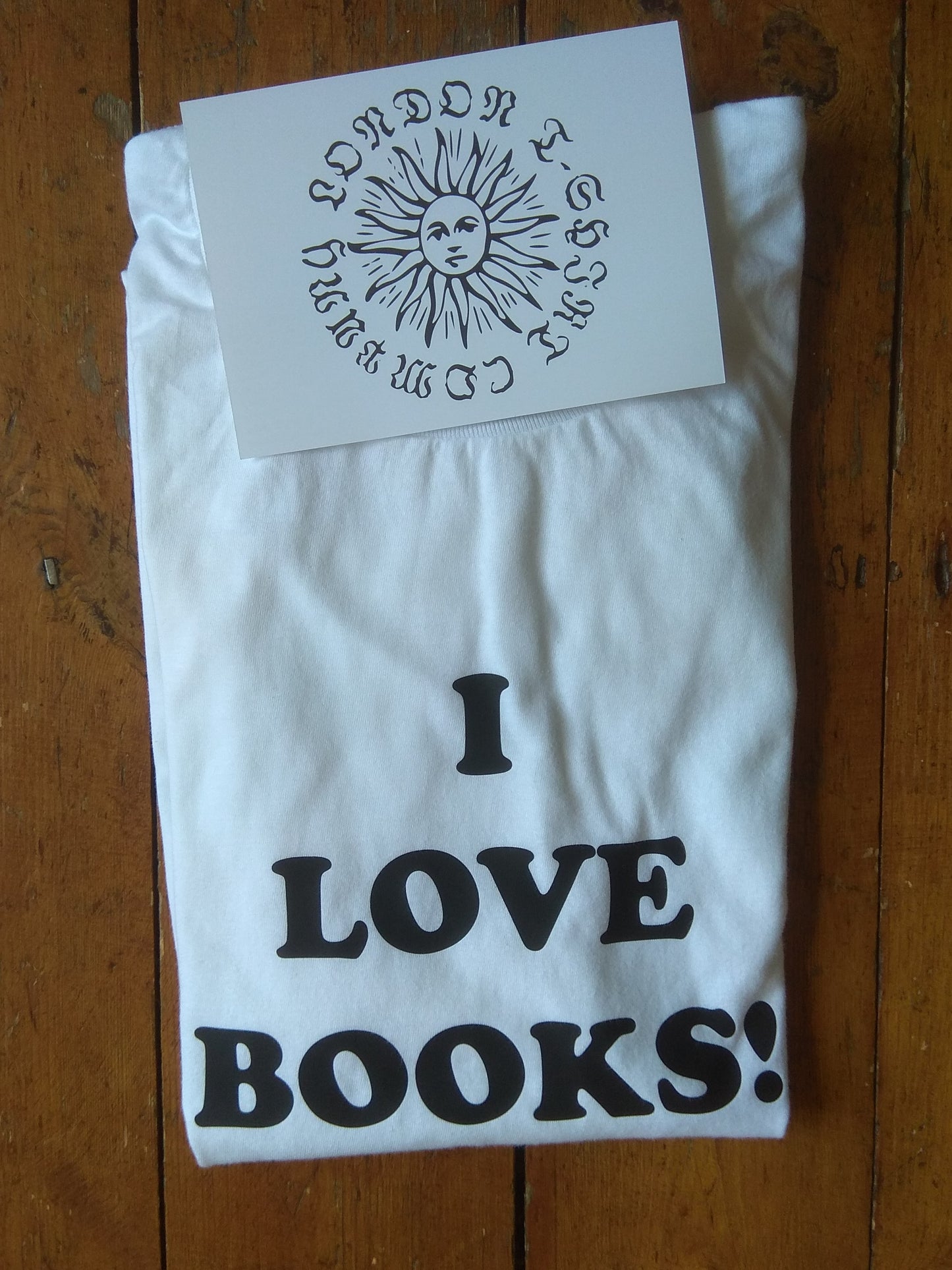 I Love Books T-Shirt - Inspired By The Cult 90's Comedy Black Books, As Worn In The First Season, S-XXL