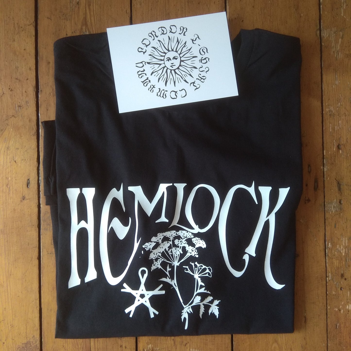 Hemlock T-Shirt - Plant Lore, Witchcraft, Gothic Botany, Various Colours