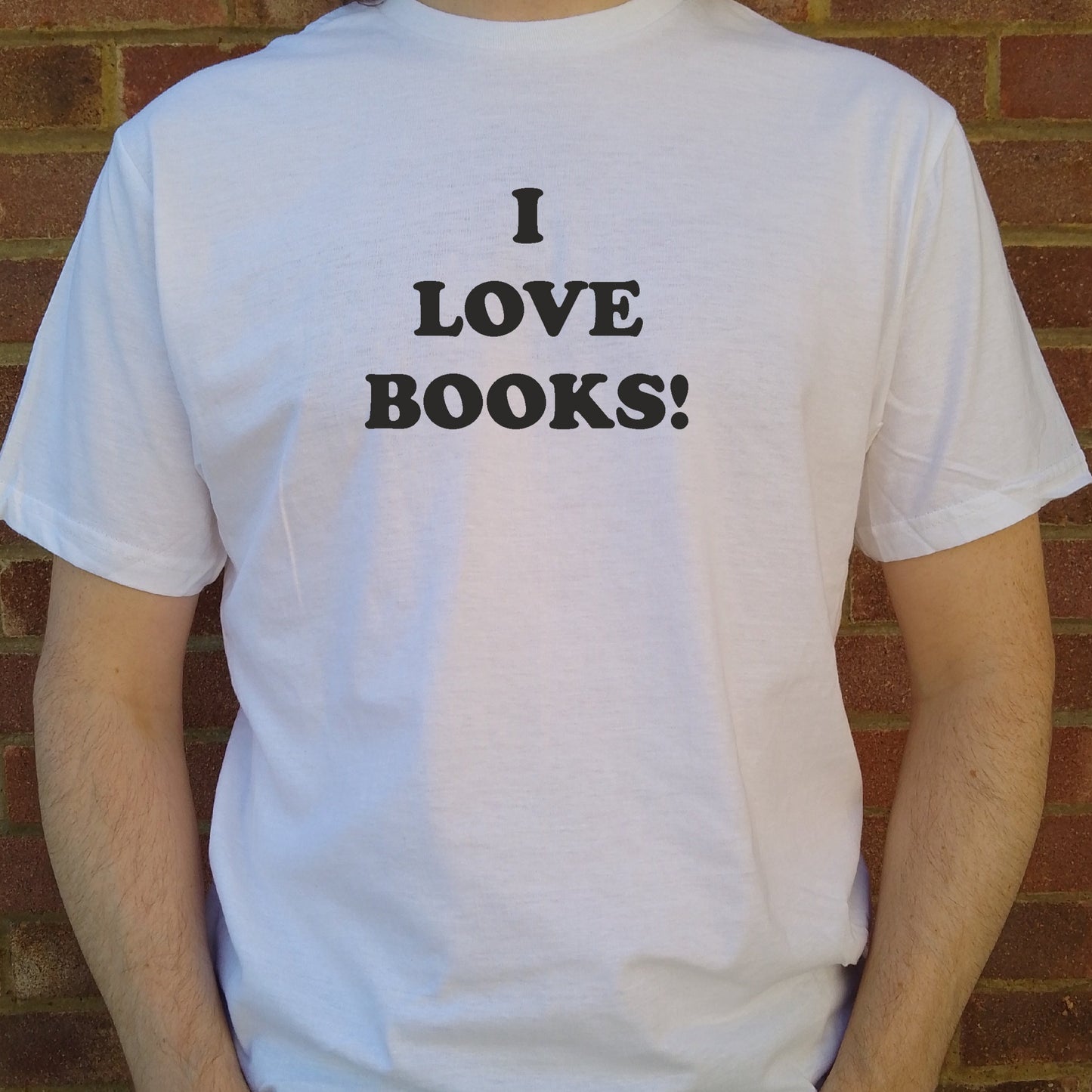 I Love Books T-Shirt - Inspired By The Cult 90's Comedy Black Books, As Worn In The First Season, S-XXL