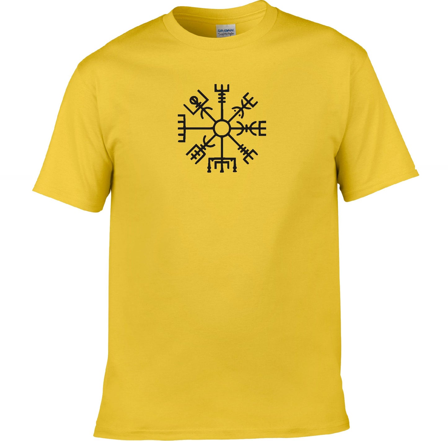 Viking Symbol T-shirt - Icelandic Magical Stave 'Vegvísir', Nordic, Various Cols