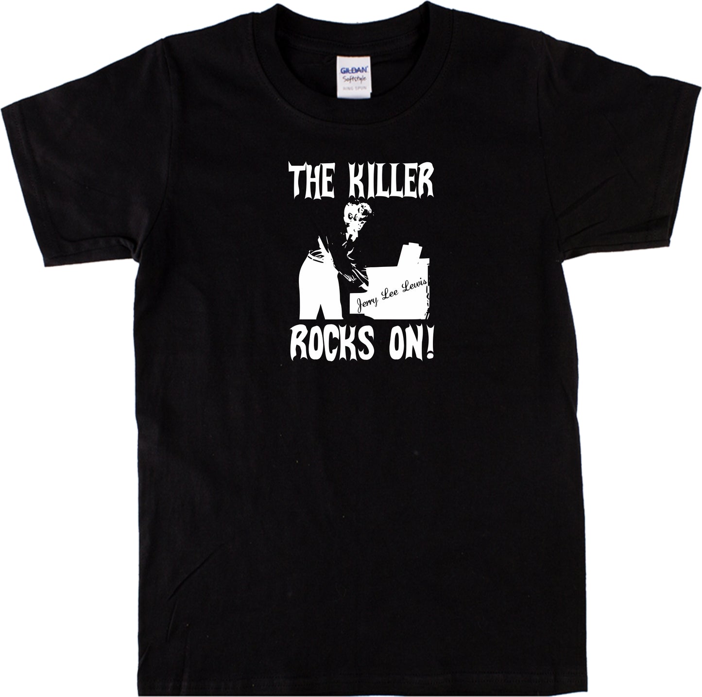 Jerry Lee Lewis "The Killer Rocks On!" T-Shirt - Rock'n'Roll, 1950s Various Colours