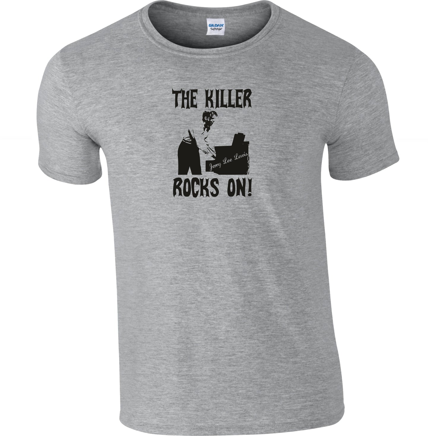 Jerry Lee Lewis "The Killer Rocks On!" T-Shirt - Rock'n'Roll, 1950s Various Colours