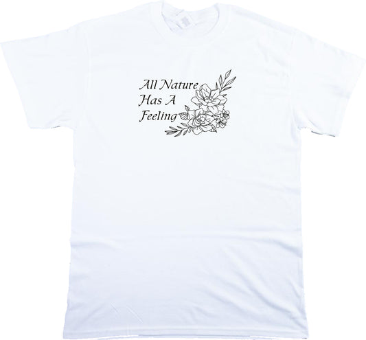 John Clare Poet T-Shirt - Nature Has A Feeling, Poetry, Literature, Various Colours