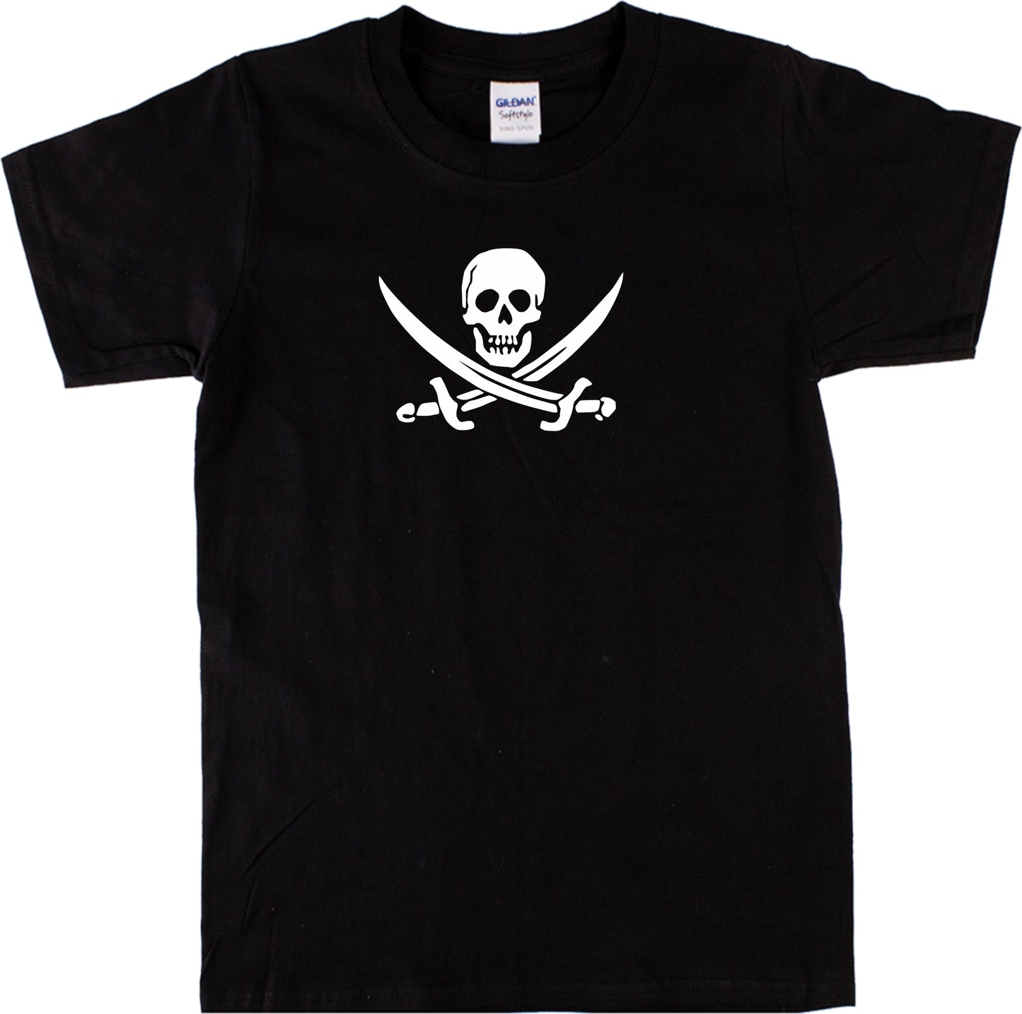 Jolly Roger Skull T-Shirt - Pirate, Various Colours, S-XXL