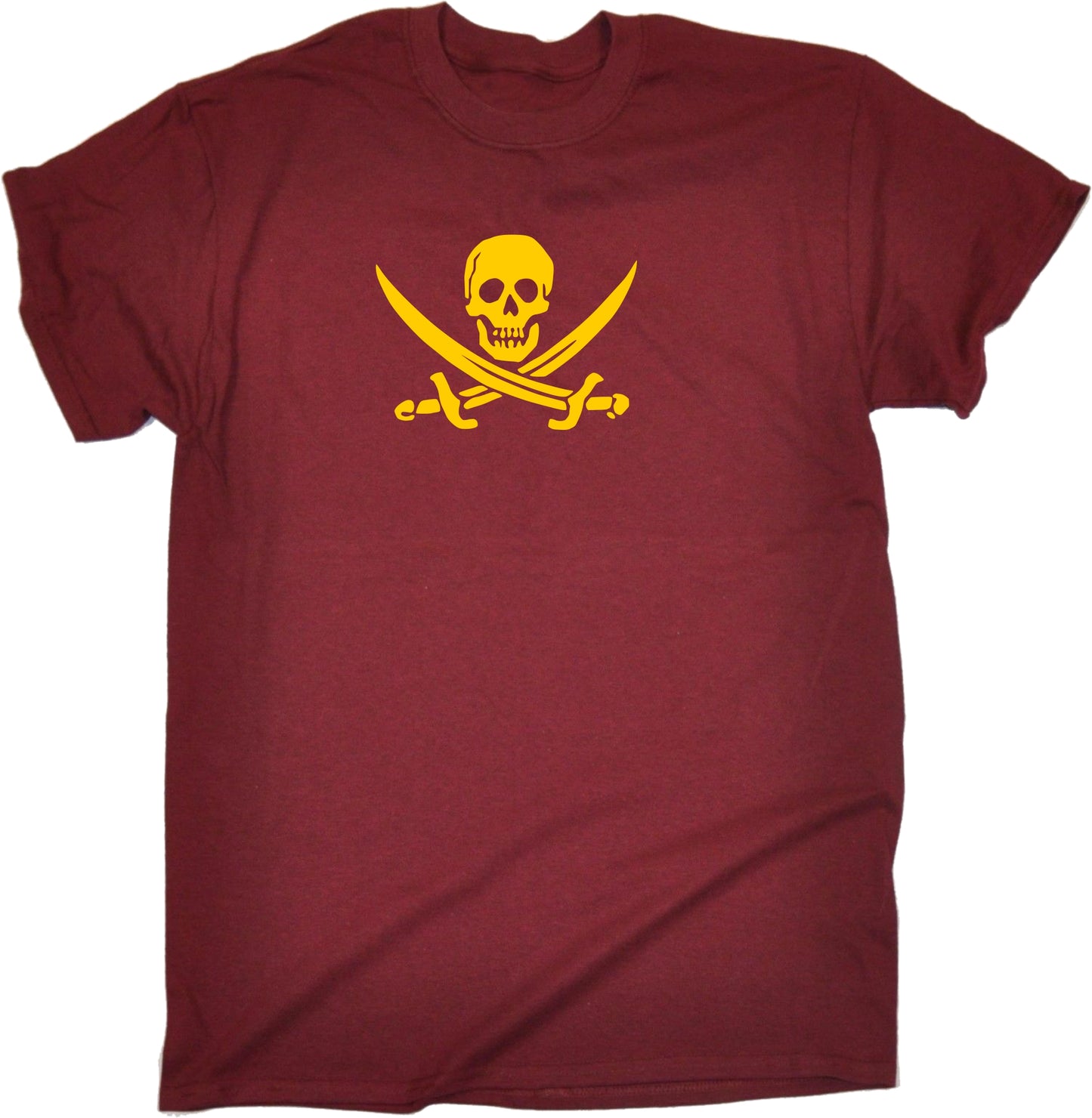 Jolly Roger Skull T-Shirt - Pirate, Various Colours, S-XXL