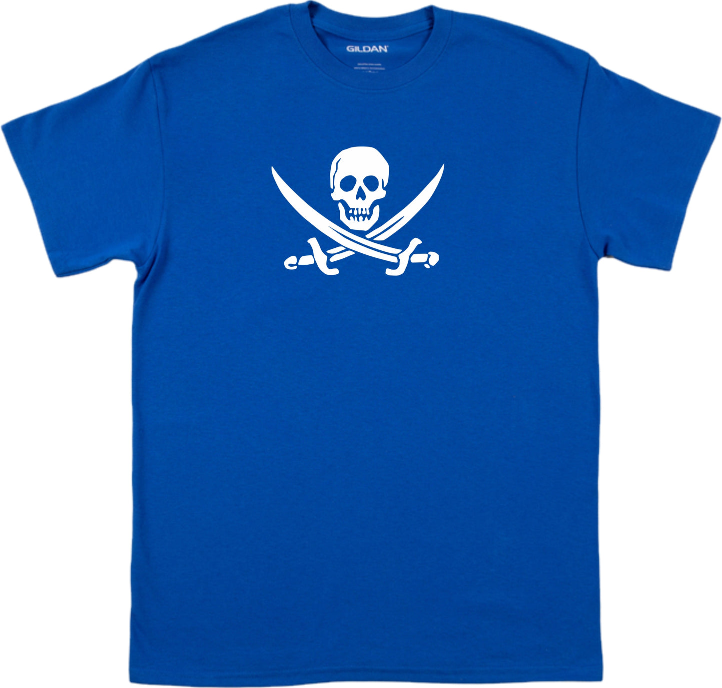 Jolly Roger Skull T-Shirt - Pirate, Various Colours, S-XXL