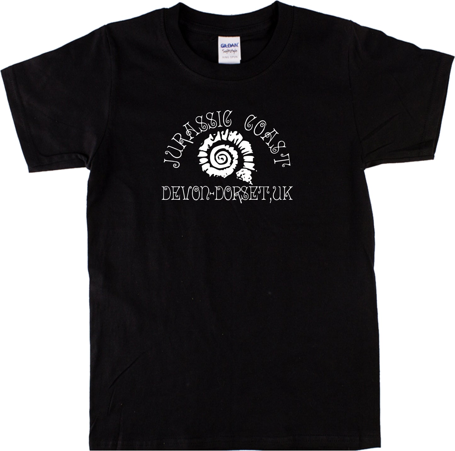 Jurassic Coast Souvenir T-Shirt - Dorset - Devon, Fossils, Various Colours