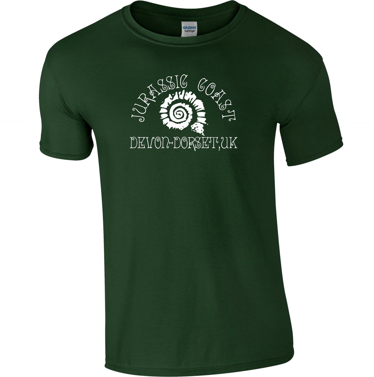 Jurassic Coast Souvenir T-Shirt - Dorset - Devon, Fossils, Various Colours