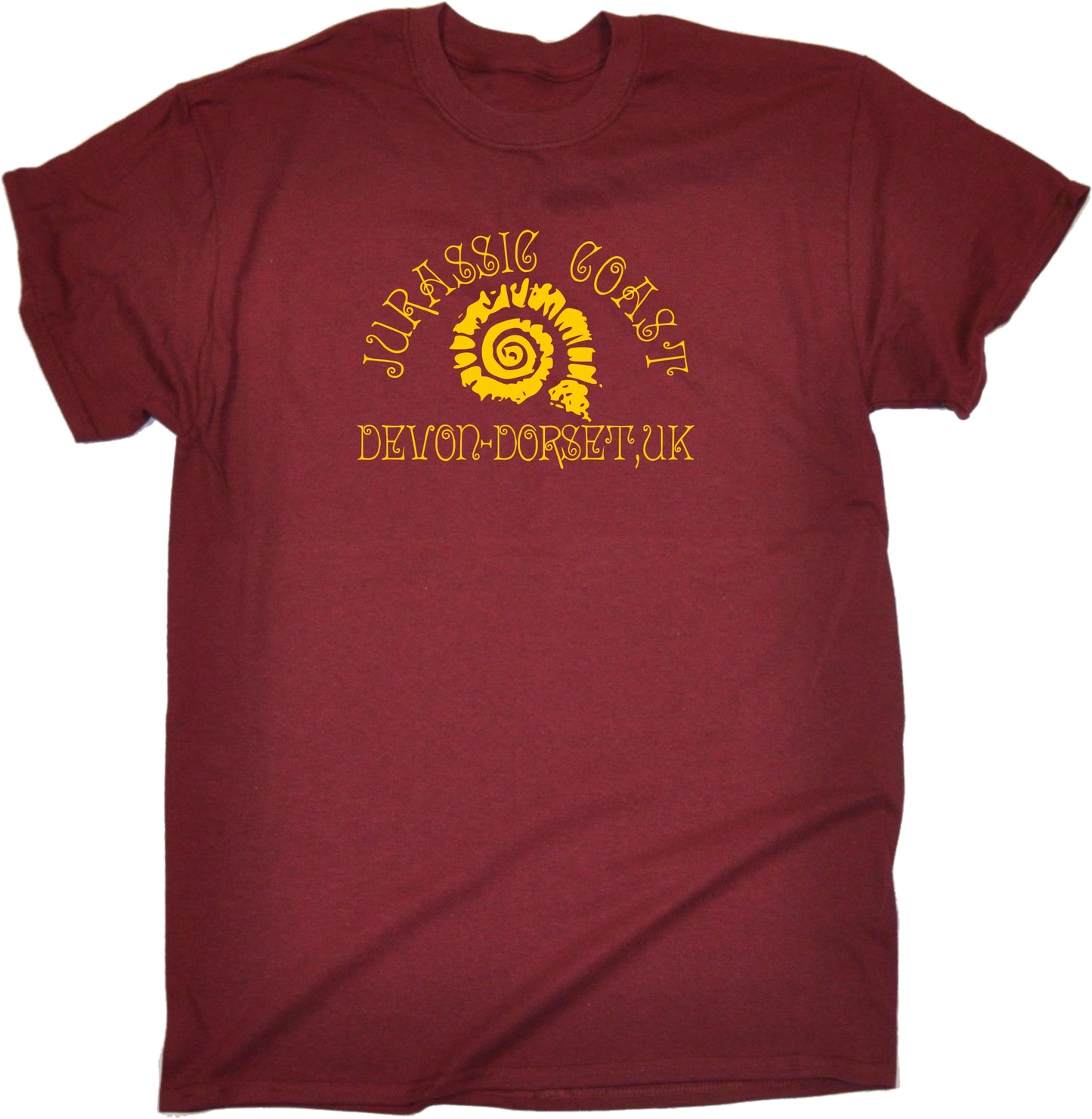 Jurassic Coast Souvenir T-Shirt - Dorset - Devon, Fossils, Various Colours