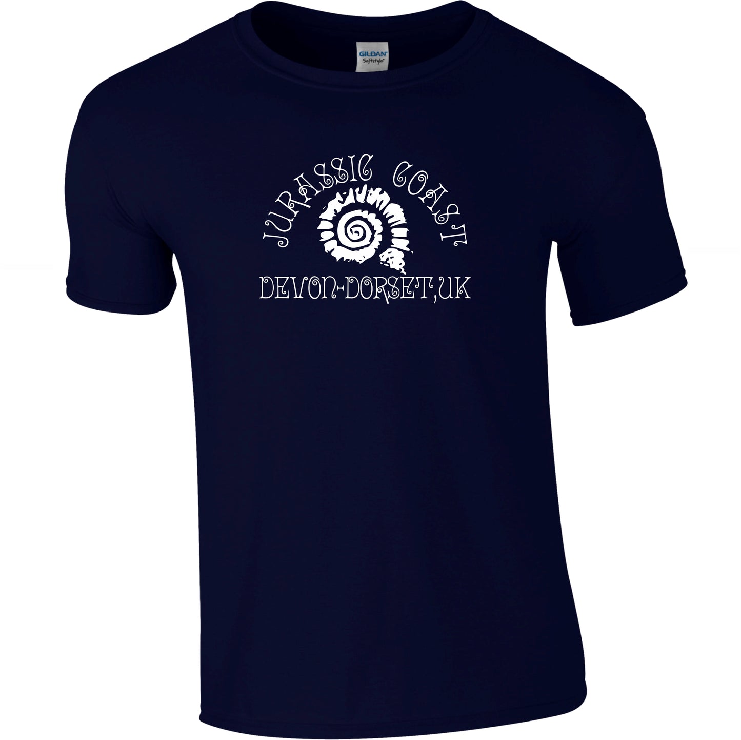 Jurassic Coast Souvenir T-Shirt - Dorset - Devon, Fossils, Various Colours