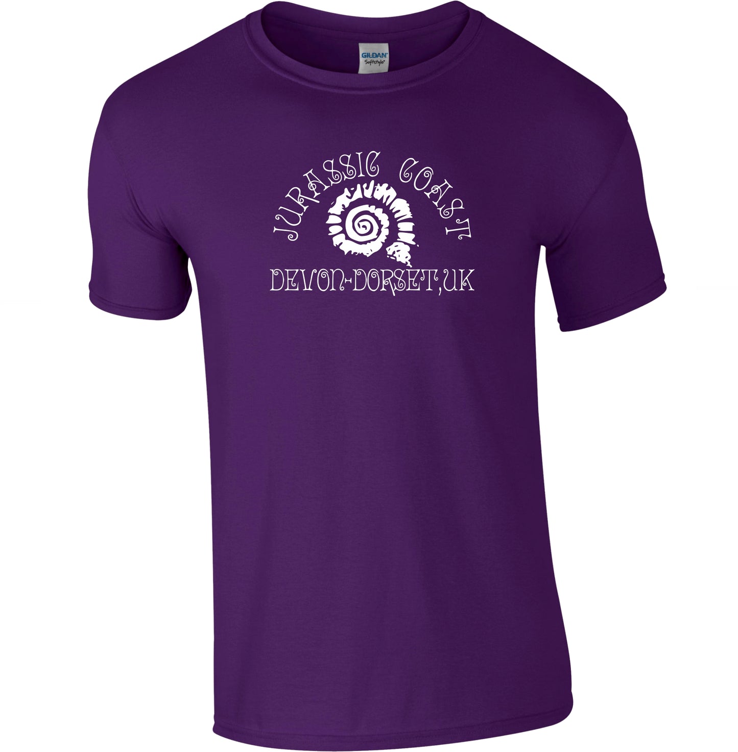 Jurassic Coast Souvenir T-Shirt - Dorset - Devon, Fossils, Various Colours