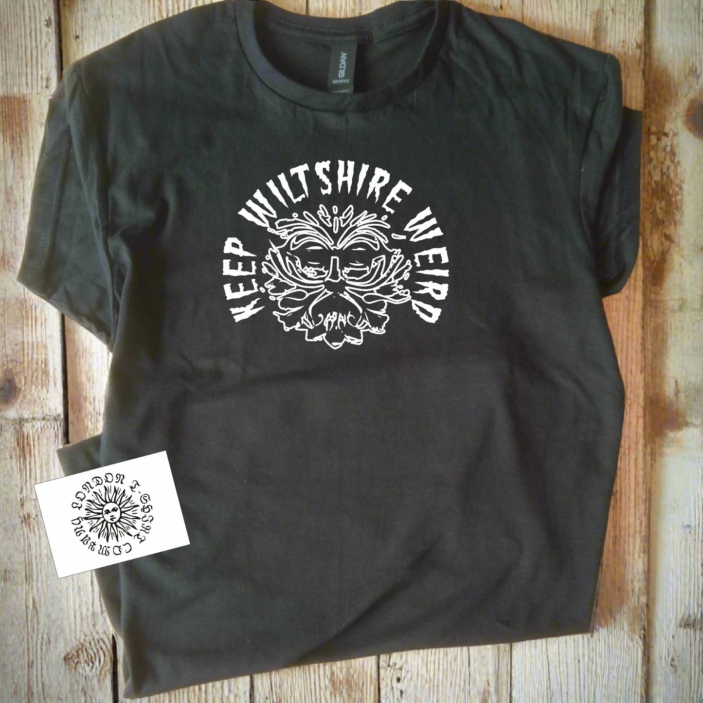 Keep Wiltshire Weird T-Shirt: Strange Folklore Gift, Fun Souvenir, Various Colours