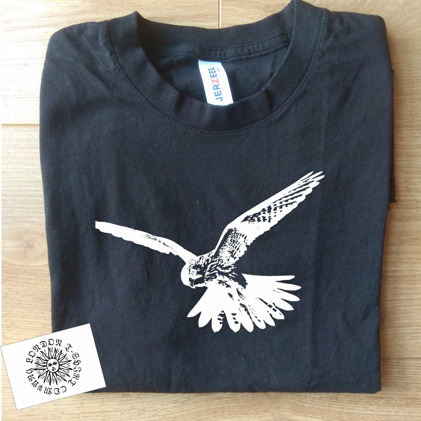 Kestrel T-Shirt - Organic Cotton, Bird Gift Top, Kes, Various Colours