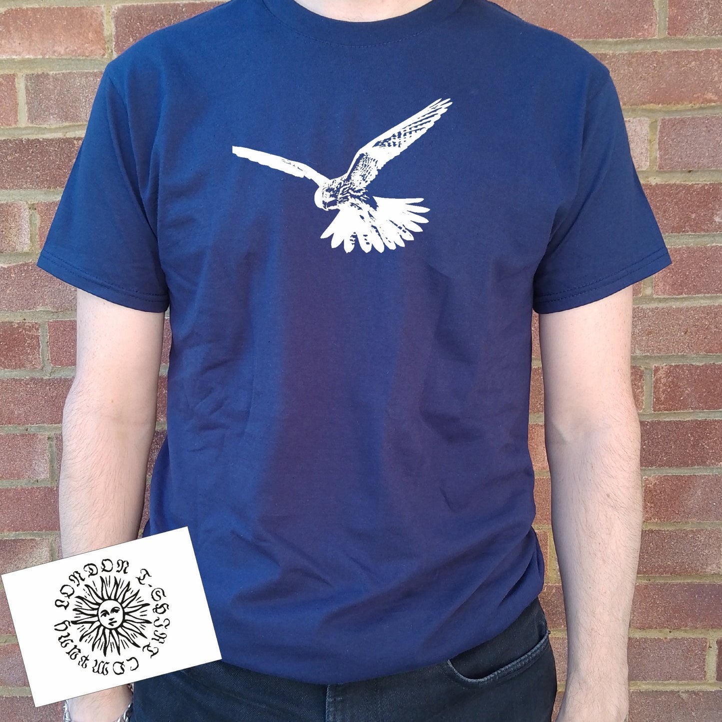 Kestrel T-Shirt - Organic Cotton, Bird Gift Top, Kes, Various Colours