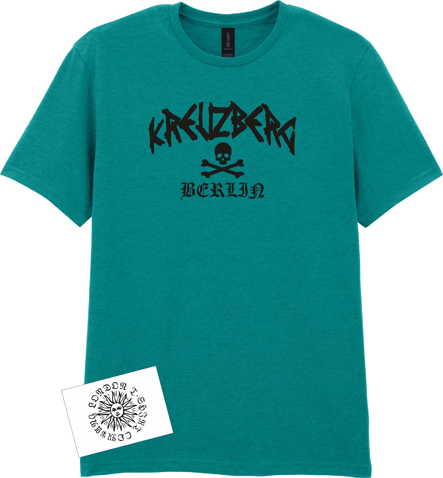 Kreuzberg T-Shirt - Punk, Berlin Souvenir, Various Colours