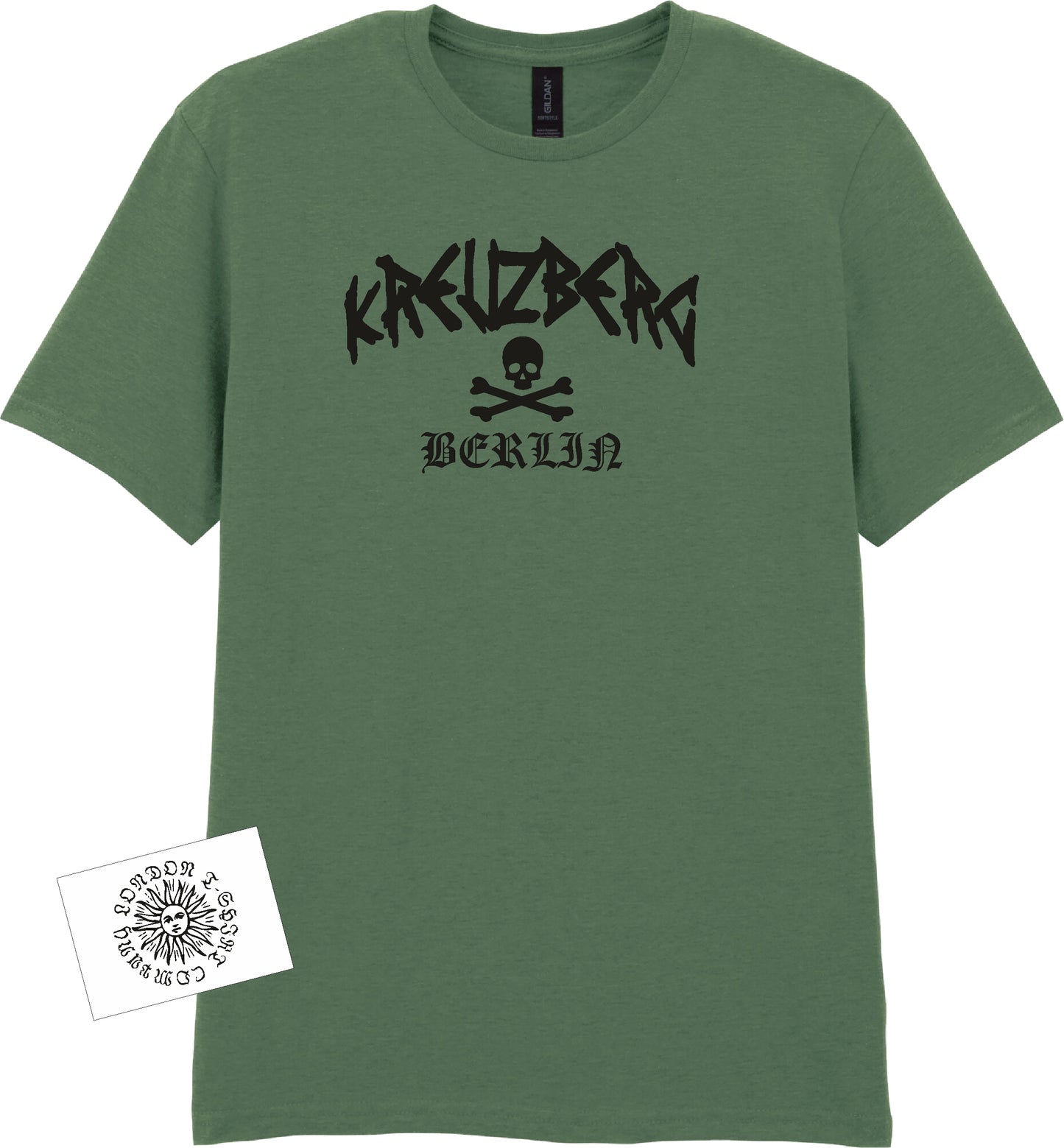 Kreuzberg T-Shirt - Punk, Berlin Souvenir, Various Colours