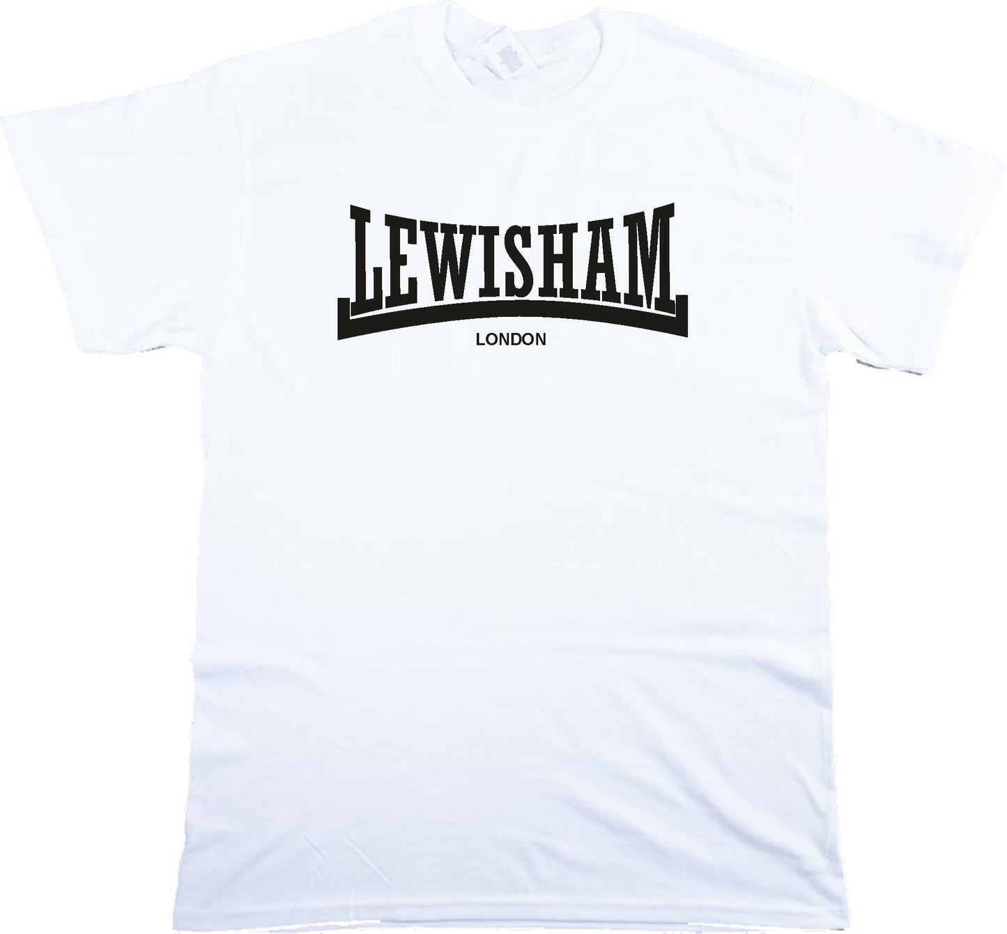 Lewisham T-Shirt - London Souvenir, Personalised Custom Print Available, Various Colours