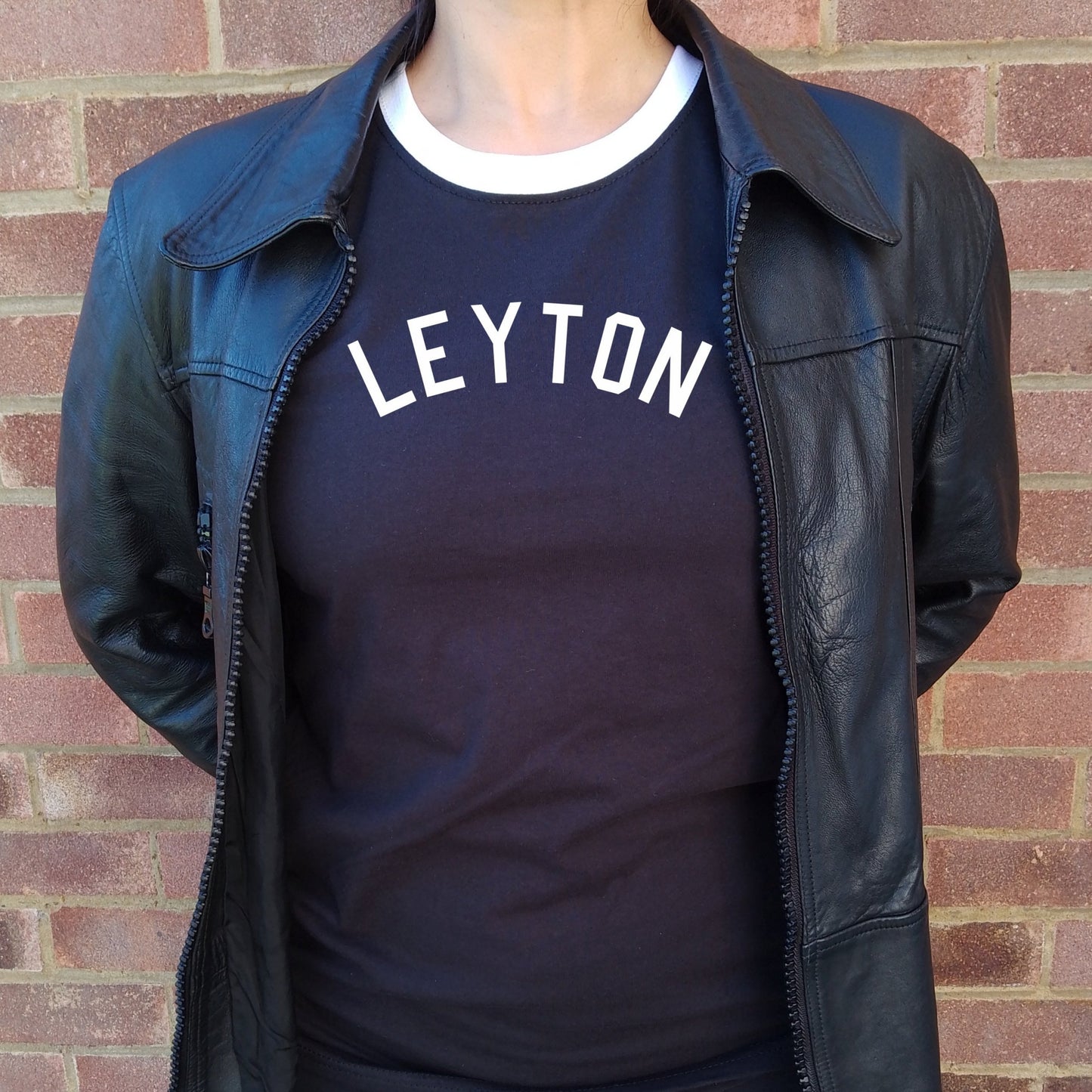 Leyton, London Ringer T-Shirt - East London Souvenir, Custom Print Available, Ivy League, Various Colours