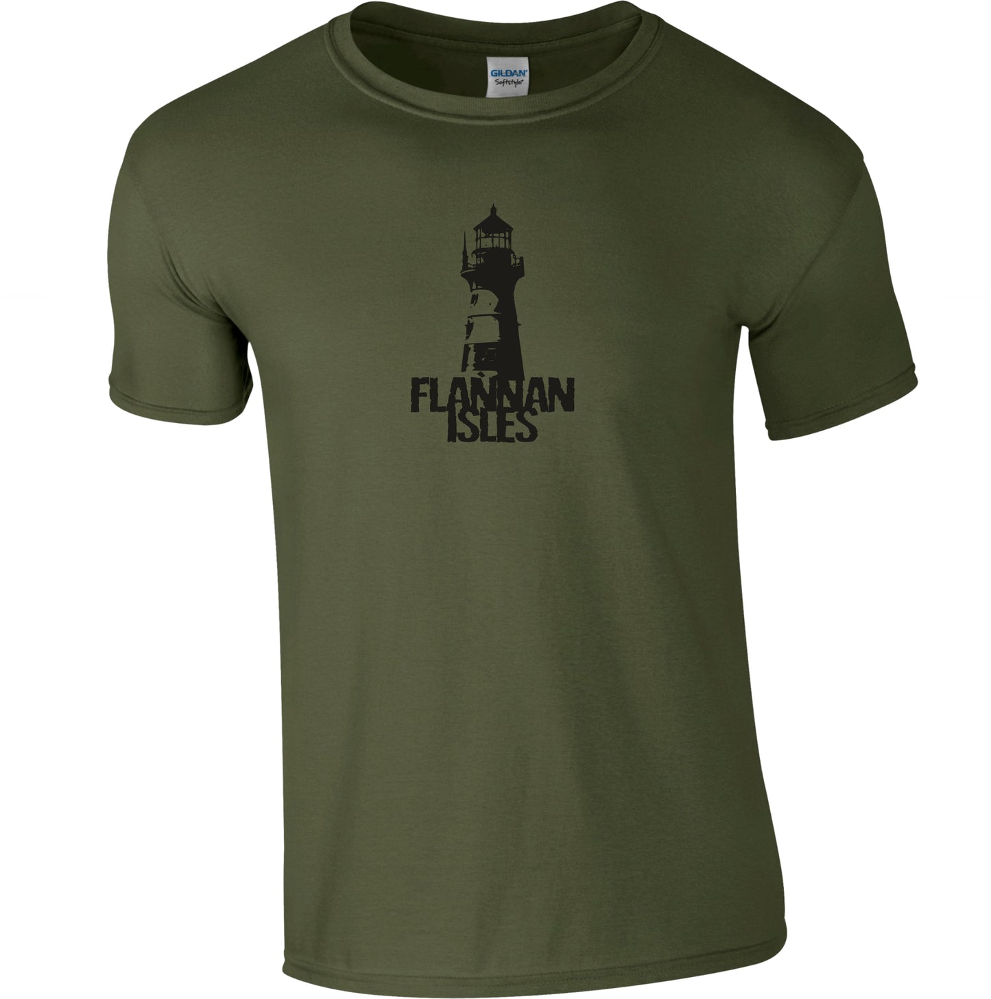 Flannen Isles Lighthouse T-Shirt - Scottish Lore, Various Colours