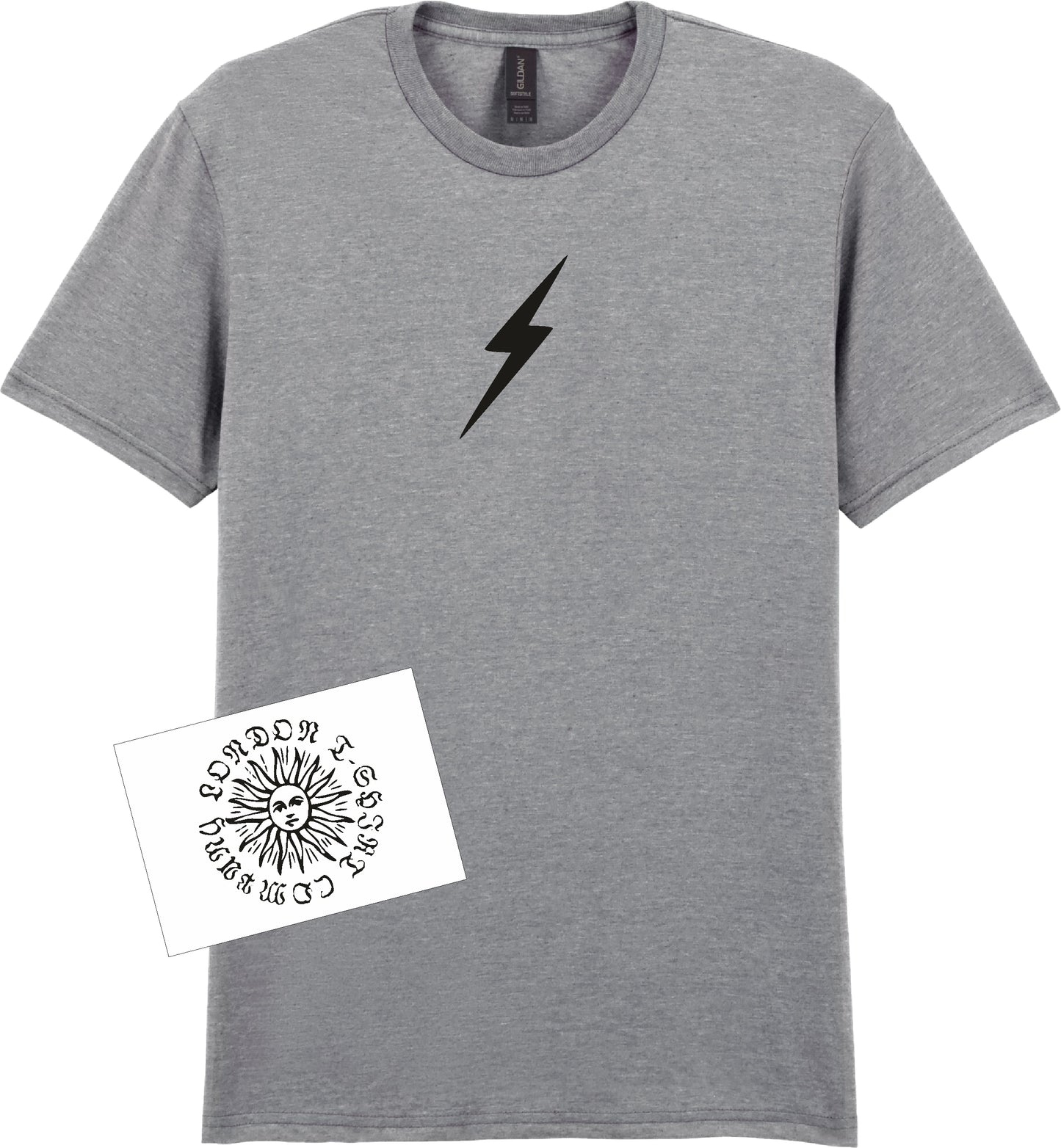Lightning Bolt T-Shirt - Sci-Fi Style, Superhero, Various Colours