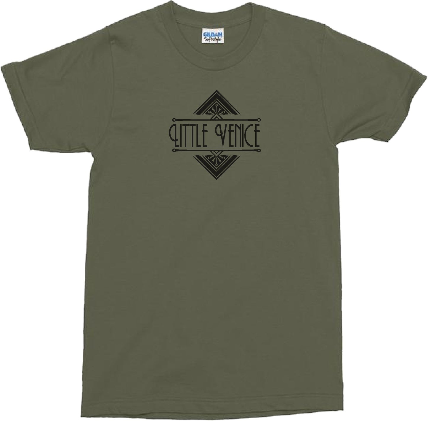 Little Venice T-Shirt - Art Deco Logo, London Souvenir, Various Colours