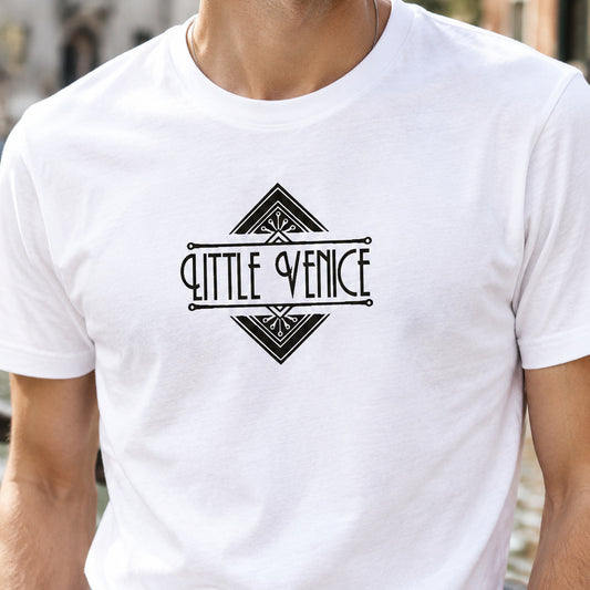 Little Venice T-Shirt - Art Deco Logo, London Souvenir, Various Colours