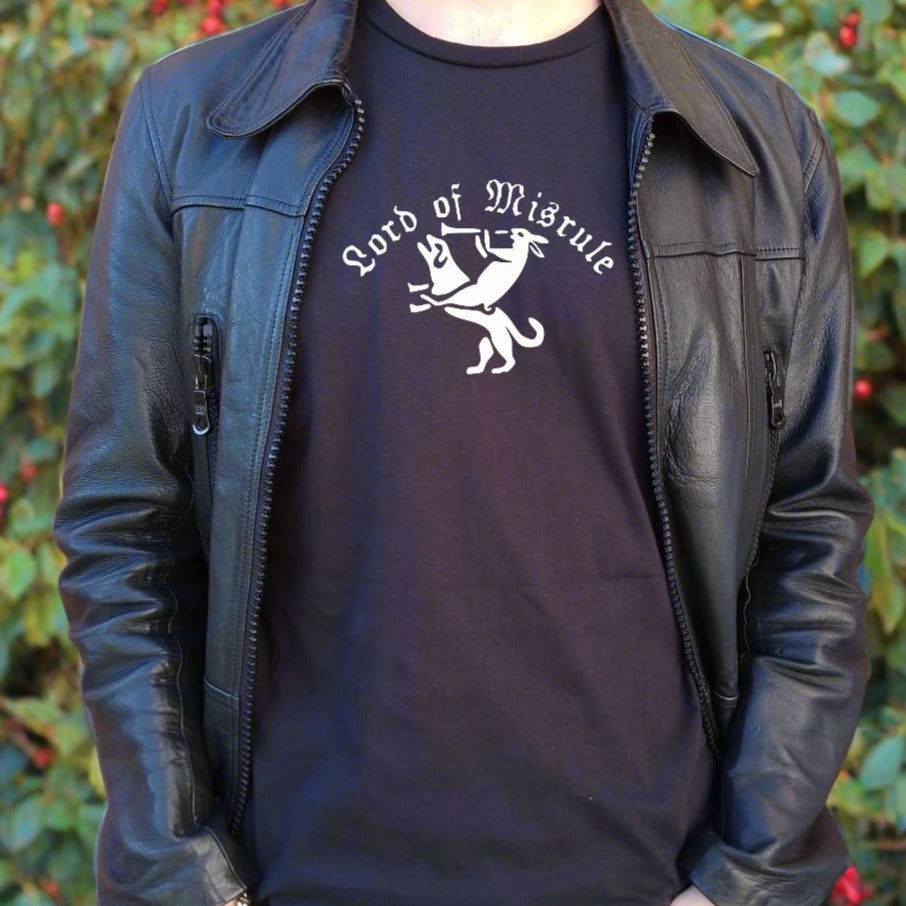 Lord Of Misrule Organic Cotton T-Shirt - 'Feast Of Fools', Alternative Christmas Gift, S-XXL