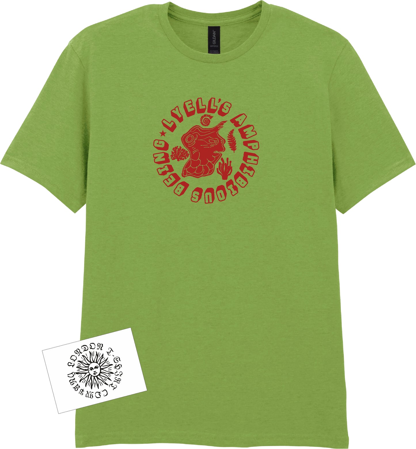 Lyell's Amphibious Being T-Shirt - Geology Souvenir Top, Various Colours