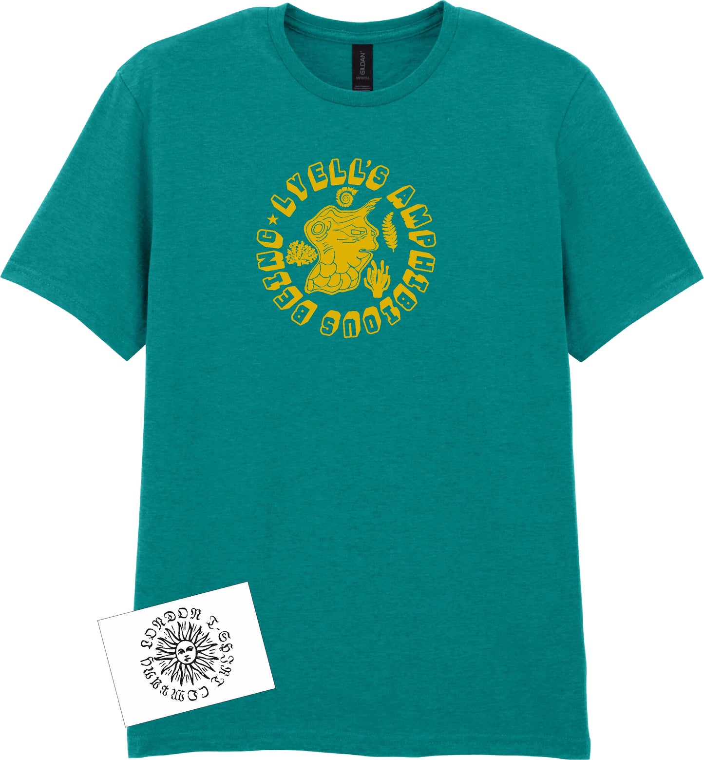 Lyell's Amphibious Being T-Shirt - Geology Souvenir Top, Various Colours