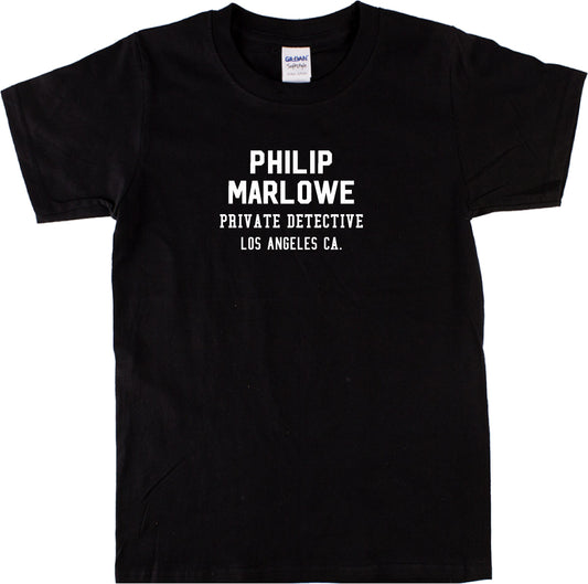 Philip Marlowe T-Shirt - Detective, Hard Boiled Literature, Raymond Chandler, Various Colours