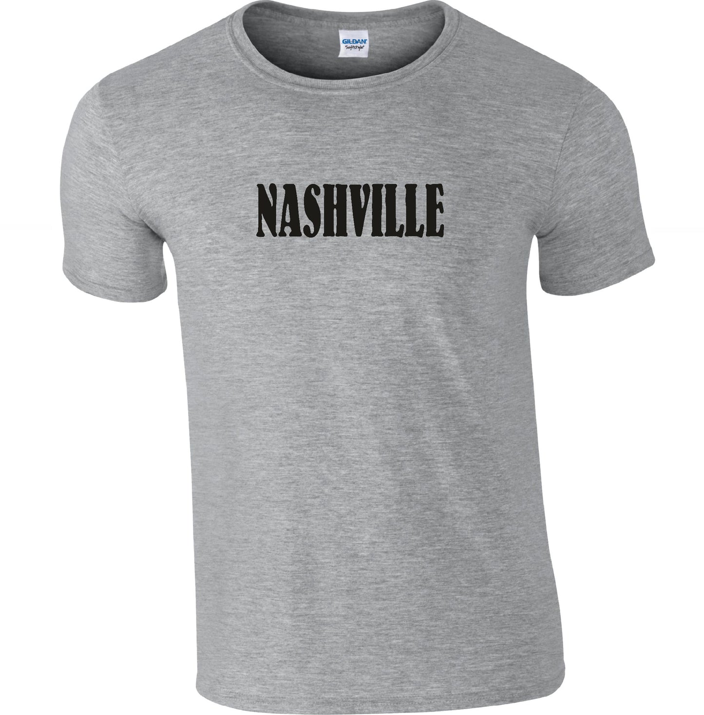 Nashville T-Shirt - Tennessee, USA Souvenir, Music City, Various Colours