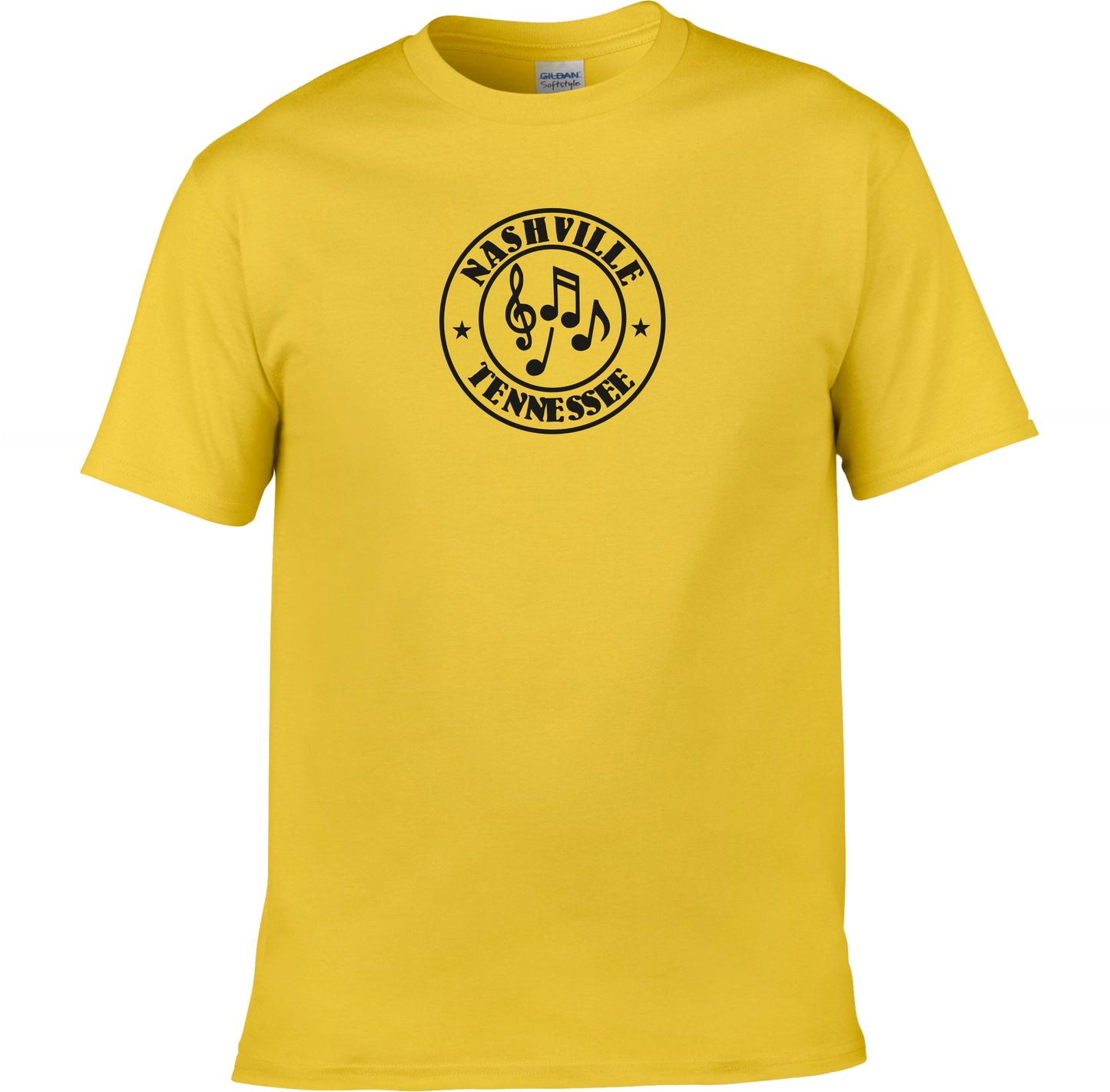 Nashville T-Shirt - Tennessee, USA Souvenir, Music Notes, Various Colours