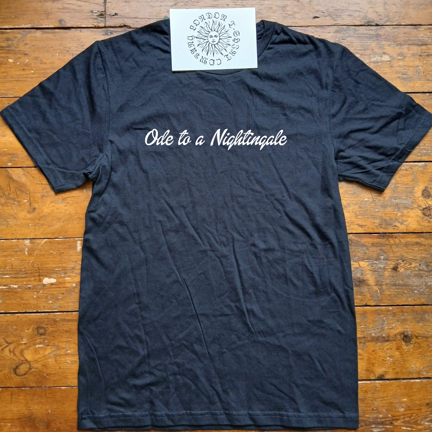 Ode to a Nightingale T-Shirt: John Keats Poem, Various Colours