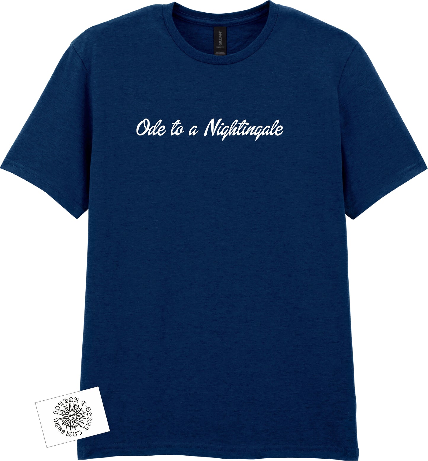 Ode to a Nightingale T-Shirt: John Keats Poem, Various Colours