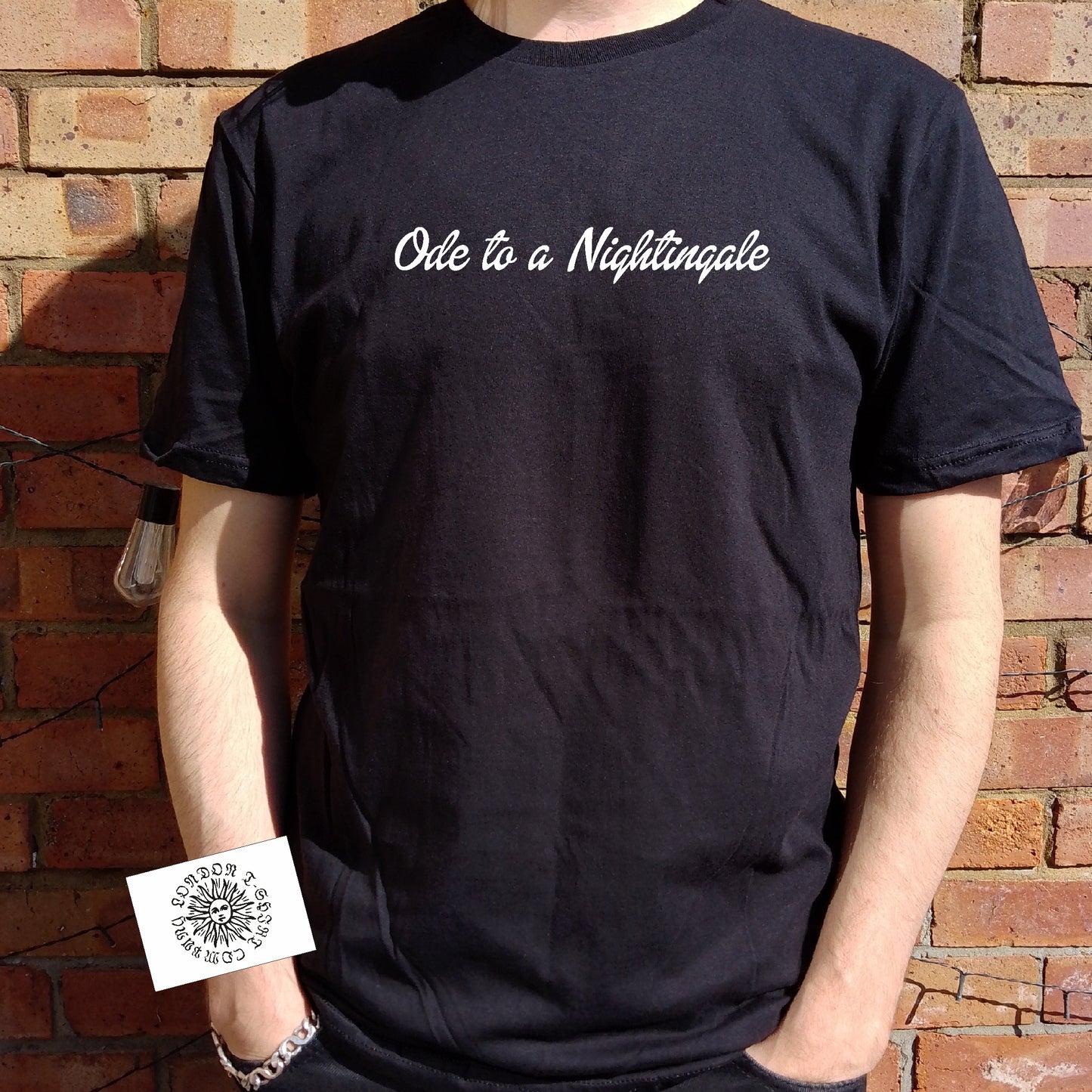 Ode to a Nightingale T-Shirt: John Keats Poem, Various Colours