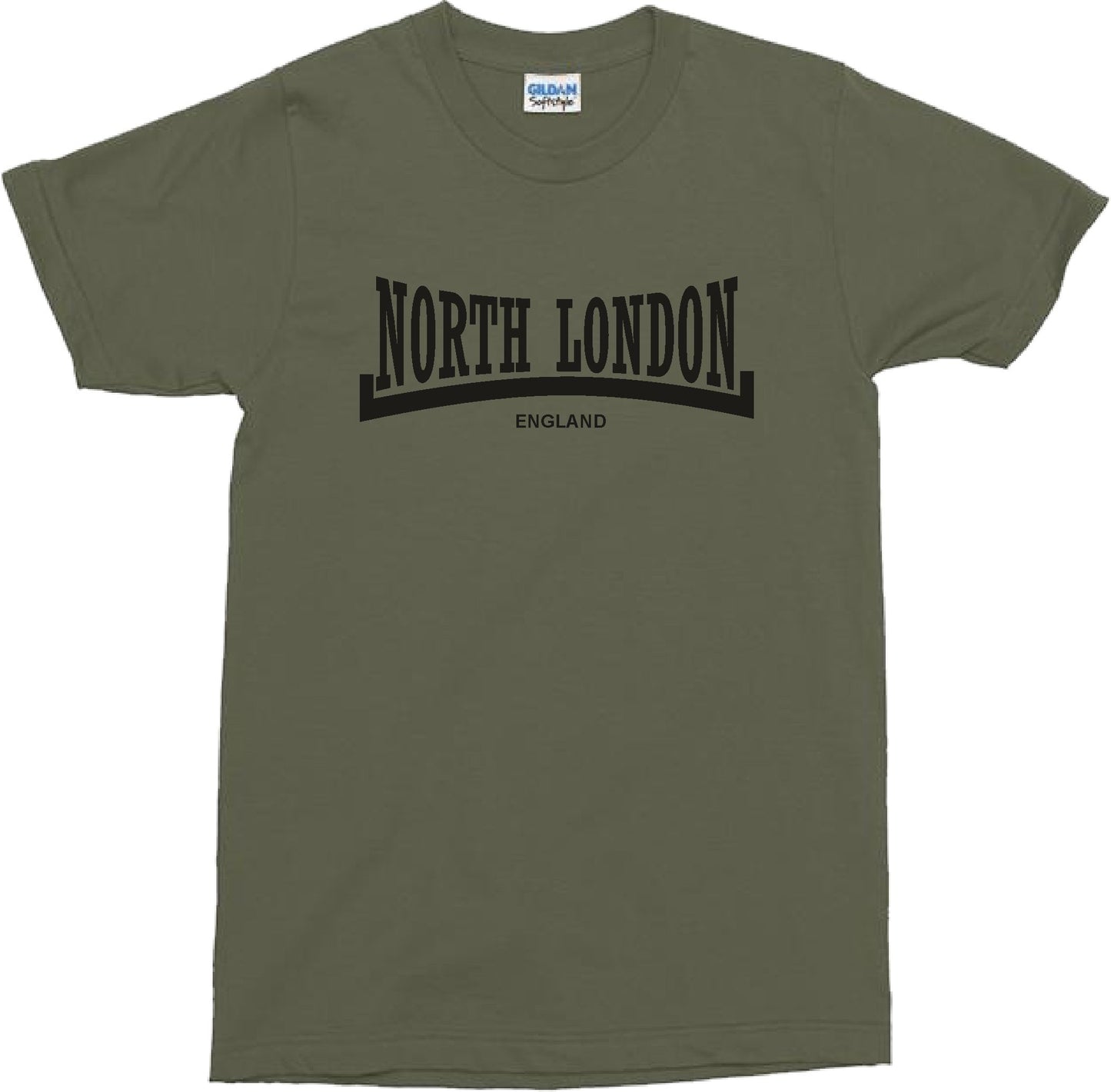 North London T-Shirt - London Souvenir, Custom Print Available, Various Colours