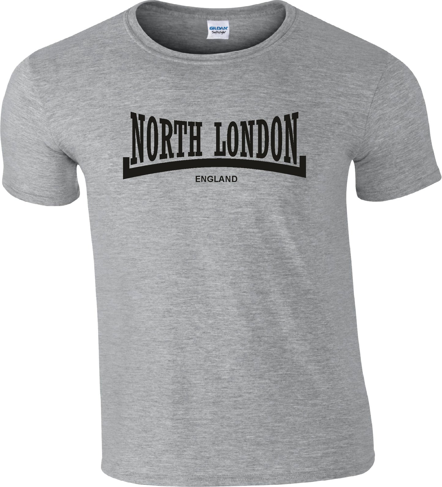 North London T-Shirt - London Souvenir, Custom Print Available, Various Colours
