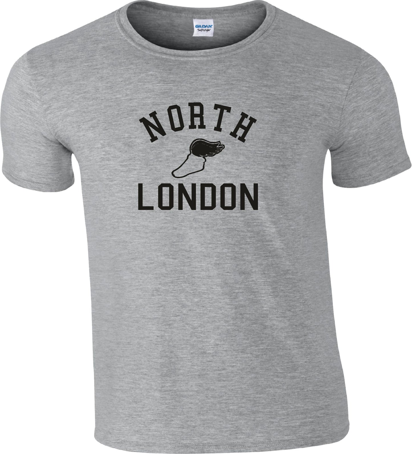 North London Retro Track T-Shirt - Running, College, Souvenir, Various Colours