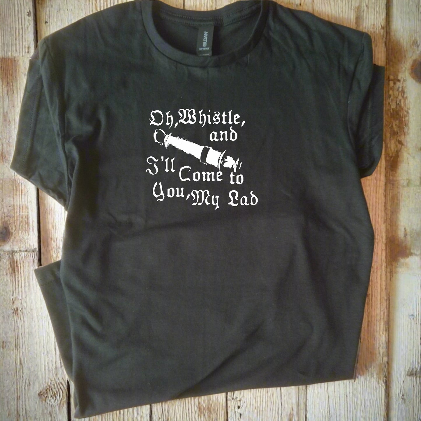 'Oh, Whistle, and I'll Come to You, My Lad' T-Shirt - Inspired By M.R. James's Ghost Story.