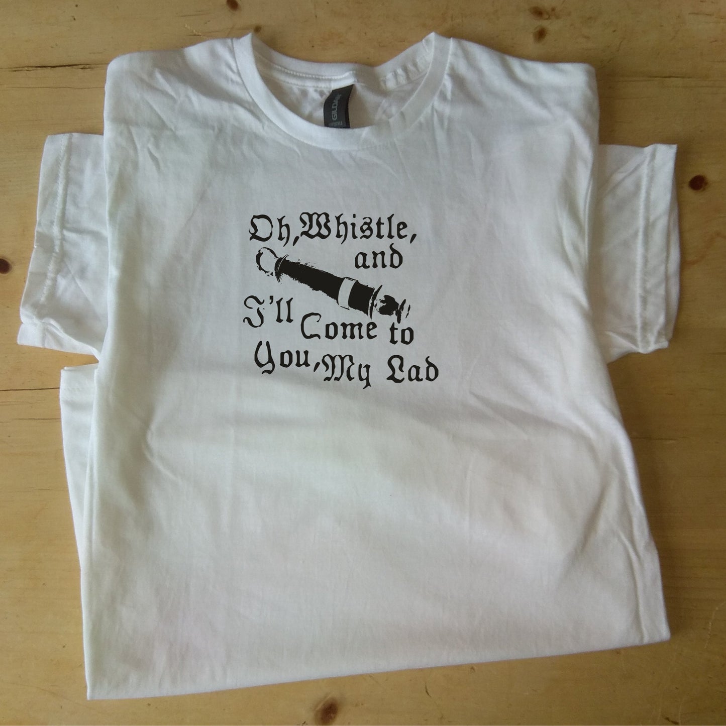 'Oh, Whistle, and I'll Come to You, My Lad' T-Shirt - Inspired By M.R. James's Ghost Story.