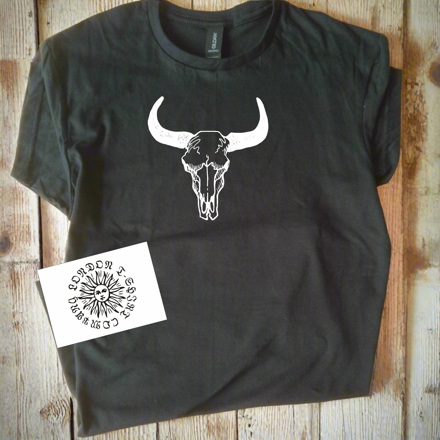 Ox Skull T-Shirt - Cabinet of Curiosities, Gothic, Various Colours
