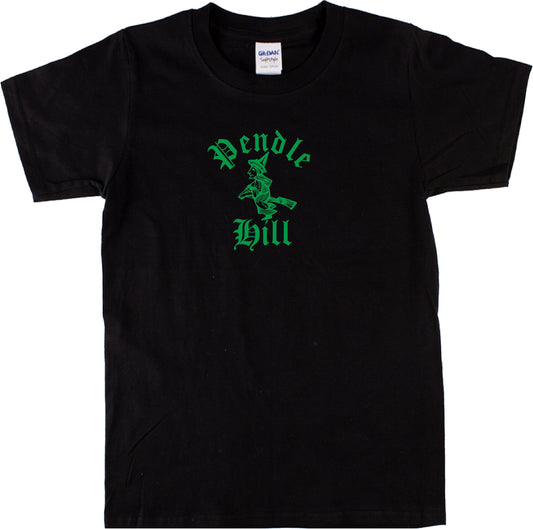 Pendle Hill T-Shirt - Witch Folklore, Lancashire Souvenir, Various Colours