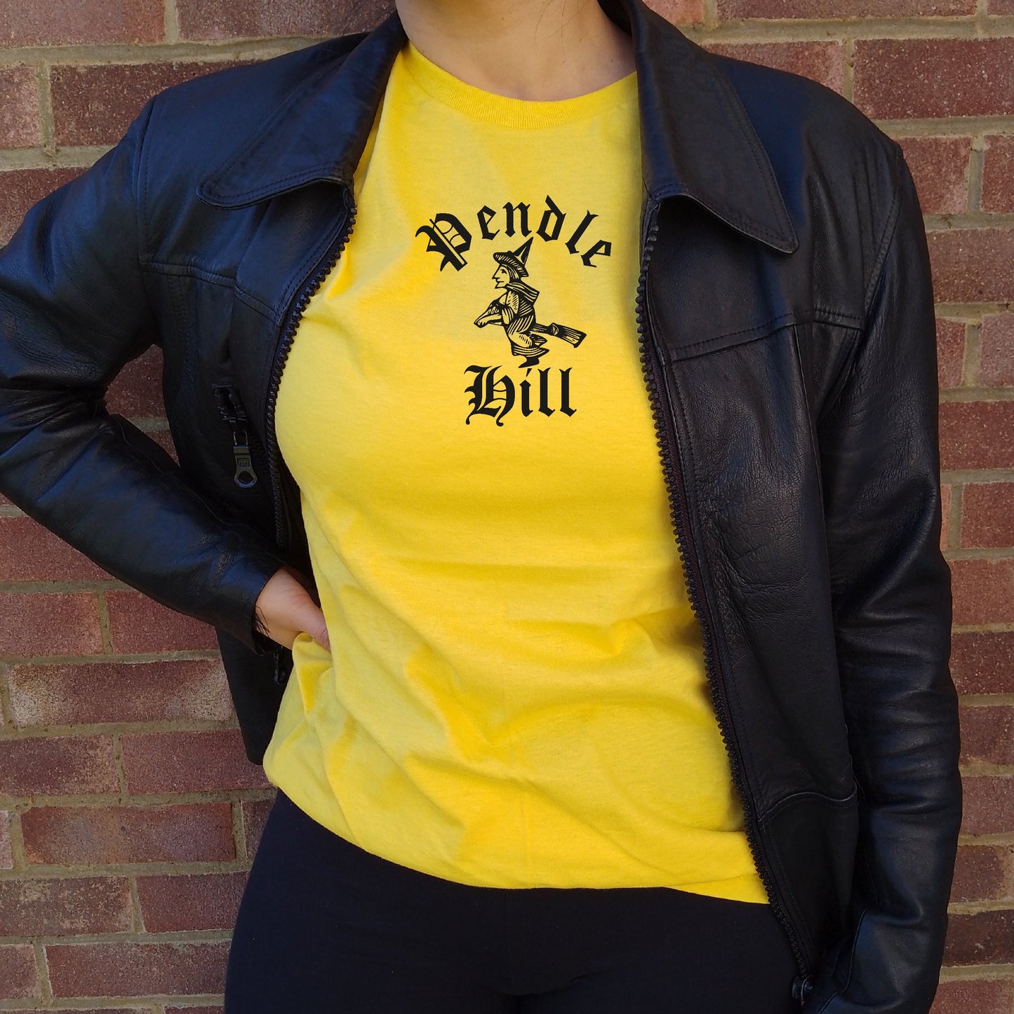 Pendle Hill T-Shirt - Witch Folklore, Lancashire Souvenir, Various Colours
